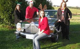 Santa and His Reindeer