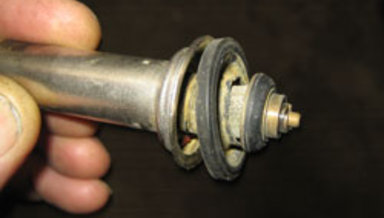 Torn Mono-valve Diaphragm